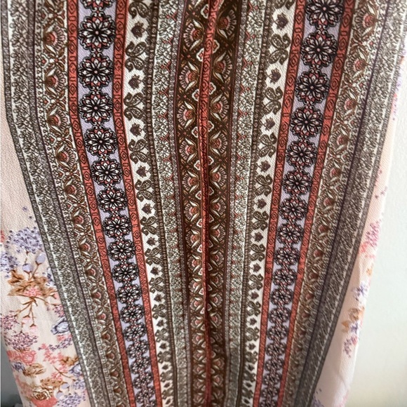 Taylor & Sage Floral Patterned Mini Dress - Pink and Brown - Picture 3 of 5